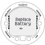 SUUNTO VYPER AIR - Indicateur de capacité de la pile - 3