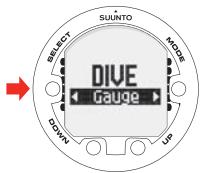 SUUNTO VYPER AIR - Plongée en mode GAUGE (DIVEgauge) - 1