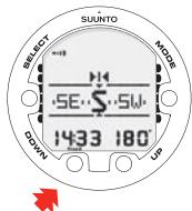 SUUNTO VYPER AIR - Réglages de la boussole - 1