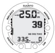 SUUNTO VYPER AIR - Affichage des informations relatives à l'oxygène - 2