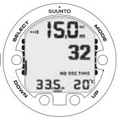 SUUNTO VYPER AIR - Données de plongée élémentaires - 5