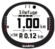 SUUNTO X9 - Track Back (route active) - 4