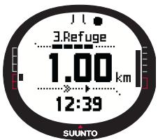 SUUNTO X9 - Point de route : - 2