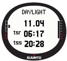 SUUNTO X9 - Affichage des données Alti/Baro - 2