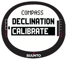 SUUNTO X9 - Etaconnage de la boussole - 1