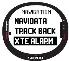 SUUNTO X9 - Track Back (route active) - 2