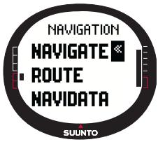 SUUNTO X9 - Sélection de la méthode de déplacement - 1