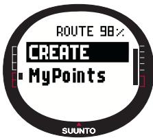 SUUNTO X9 - Création d'un itinétaire - 1