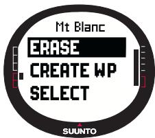 SUUNTO X9 - Suppression d'un itinétaire - 1