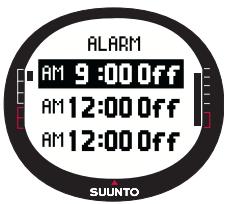 SUUNTO X9 - Désactivation des alarmes - 1