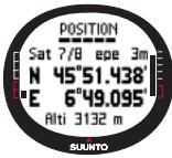 SUUNTO X9 - Choix du format de position - 3