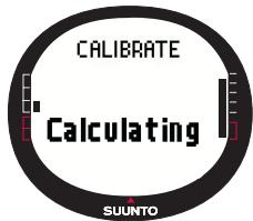 SUUNTO X9 - Pour étabonnner la boussole : - 5