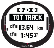 SUUNTO X9 - Affichage des fichiers journaux - 1