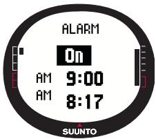 SUUNTO X9 - Activation des alarmes - 1