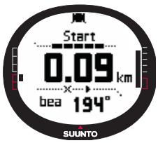 SUUNTO X9I - Sélection de la méthode de déplacement - 7