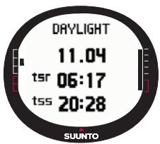SUUNTO X9I - Affichage des données Alti/Baro - 2