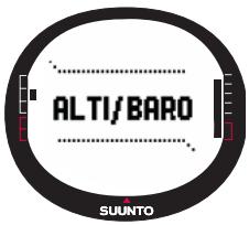 SUUNTO X9I - MODE ALTI/BARO - 1