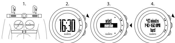 SUUNTO M5 - Début de l'exercice - 1