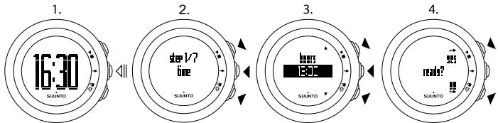 SUUNTO M5 - Réglage des paramètres - 1
