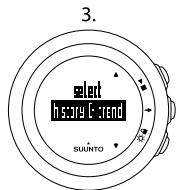 SUUNTO M5 - Affichage des programmes et de l'historique - 3
