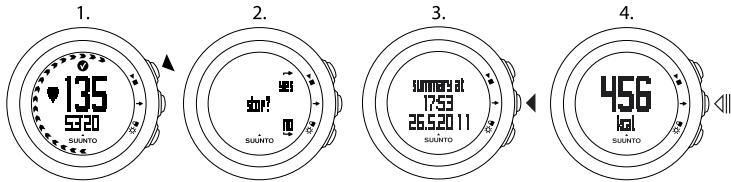 SUUNTO M5 - À propos de l'exercice avec FC - 1