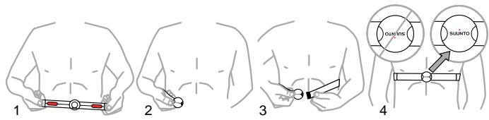 SUUNTO M5 - Mise en place de la ceinture FC - 1