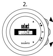 SUUNTO M5 - Affichage des programmes et de l'historique - 2