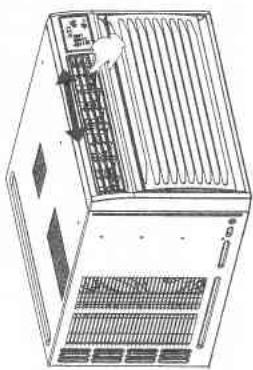 HAIER ESA3105 - Réglage de l'orientation du débit d'air - 2