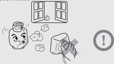 HAIER AFD631CB - Se in prossimità del frigorifero si hanno perdite di gas di carbone o di un'alto gas infiammabile - 1