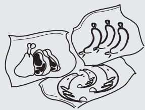 HAIER AFD631CB - Waarschuwingen voor opslag in het vriesvak - 3