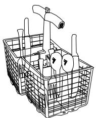 HAIER ESD100 - Steps to Split the Silverware Basket - 2