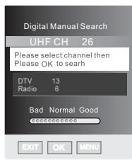HAIER LTF42R3A - Recherche manuelle numerique - 4