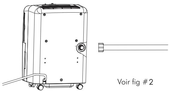 HAIER DE45EK-L - Fixation d'un tuyau d'arrosage de jardin ordinaire - 2