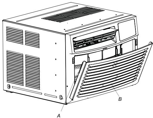 HAIER ESA415K - Limpieza del panel frontal - 1