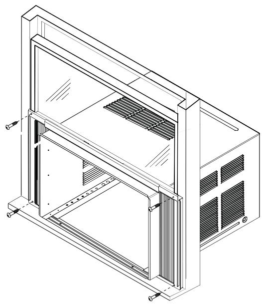 HAIER ESA415K - Instalacion de la caja exterior en la ventana - 2