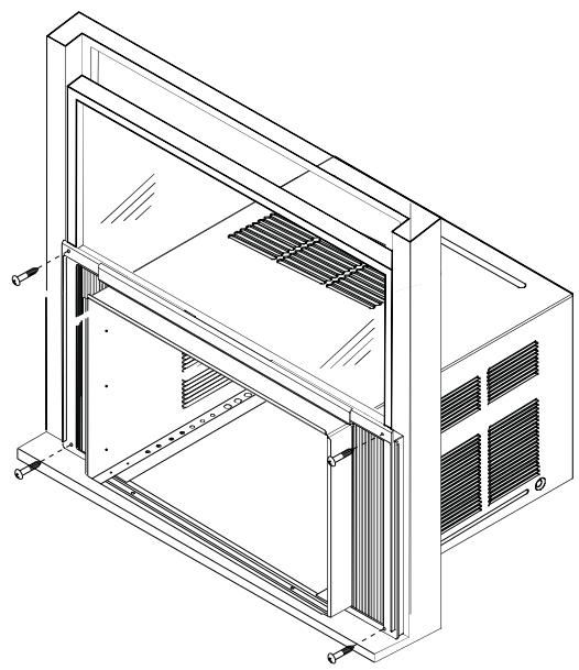 HAIER ESA415K - Install outer case in window - 2