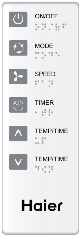 HAIER ESA415K - To see or change the remaining time (in hours): - 1