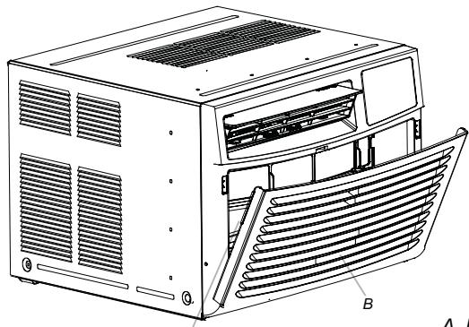 HAIER ESA415K - Nettoyage du filtré à air - 1