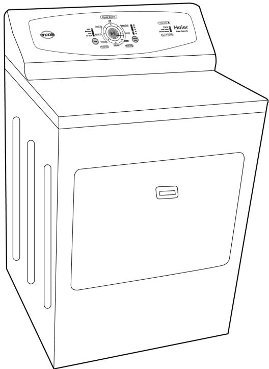 HAIER GDE 450 AW - User Manual and Installation Instructions Sèche-linge Genesis - 1