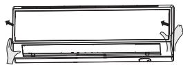 HAIER HSU-24HEM03-R2 - Sostituzione del filtro di purificazione dell'aria - 1