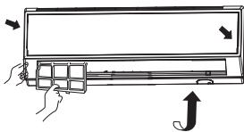 HAIER HSU-24HEM03-R2 - Sostituzione del filtro di purificazione dell'aria - 4