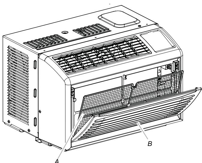 HAIER HWR05XCK-L - Cleaning the Air Filter - 1