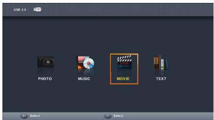 HAIER LE32B7000C,  LE39B7000C,  LE65B7000 - LECTURE USB - 1