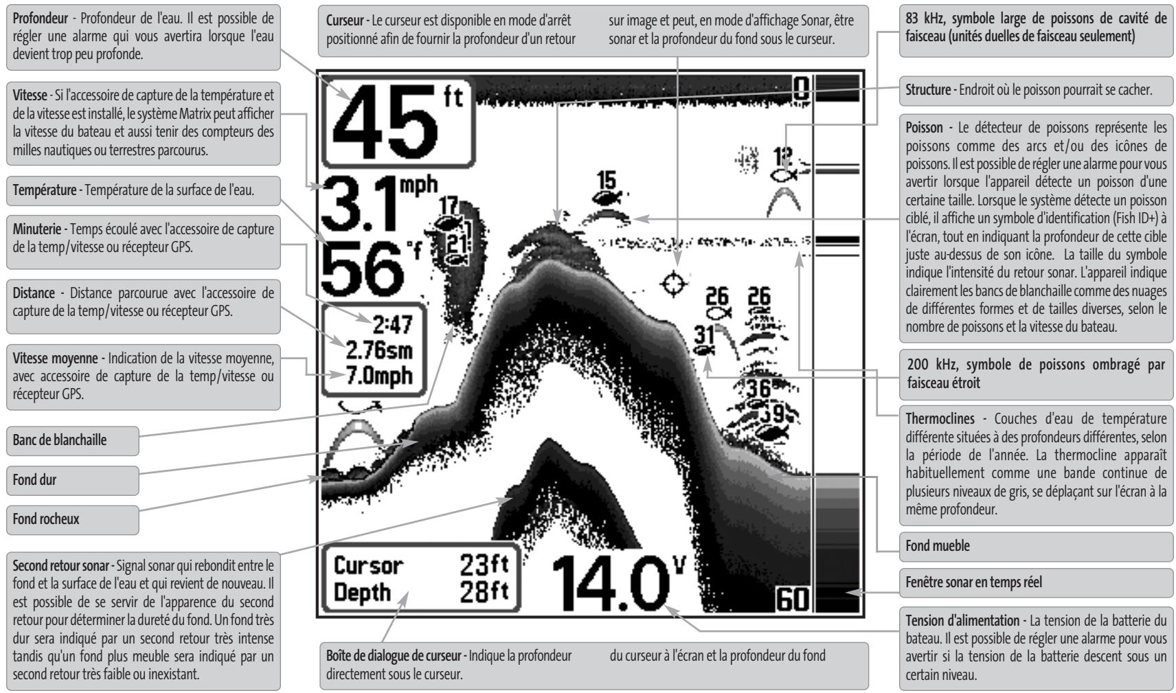 HUMMINBIRD MATRIX 12 - Sonar à quatre faisceaux - 1