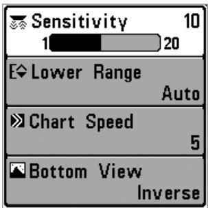 HUMMINBIRD MATRIX 27 - Le système de menus - 1