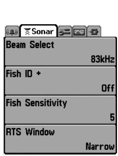 HUMMINBIRD MATRIX 77C - Le système de menus - 3
