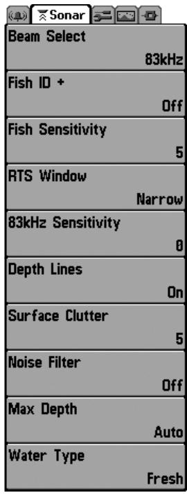 HUMMINBIRD MATRIX 77C - Réglage du niveau de zoom : - 1