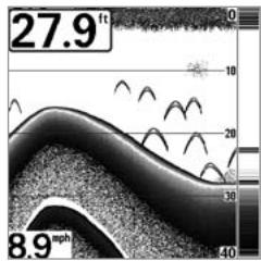 HUMMINBIRD 323 - Fenêtre sonar en temps réel [RTS] - 2