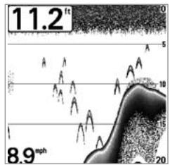 HUMMINBIRD 323 - Fenêtre sonar en temps réel [RTS] - 3