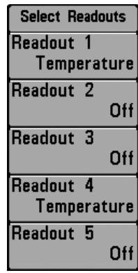 HUMMINBIRD 323 - Sélection des indicateurs - 1